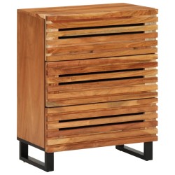 Buffet 60x34x75 cm bois d'acacia massif 