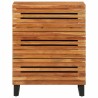 Buffet 60x34x75 cm bois d'acacia massif 