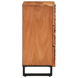 Buffet 60x34x75 cm bois d'acacia massif 