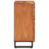 Buffet 60x34x75 cm bois d'acacia massif 