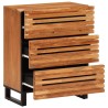 Buffet 60x34x75 cm bois d'acacia massif 