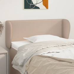Tête de lit avec oreilles Cappuccino 93x23x78/88 cm Similicuir 