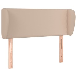 Tête de lit avec oreilles Cappuccino 93x23x78/88 cm Similicuir 