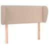 Tête de lit avec oreilles Cappuccino 93x23x78/88 cm Similicuir 