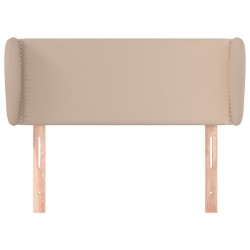 Tête de lit avec oreilles Cappuccino 93x23x78/88 cm Similicuir 