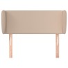 Tête de lit avec oreilles Cappuccino 93x23x78/88 cm Similicuir 
