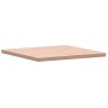 Dessus de table 90x90x4 cm carré bois massif de hêtre 