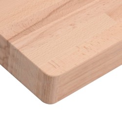 Dessus de table 90x90x4 cm carré bois massif de hêtre 
