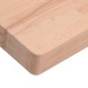 Dessus de table 90x90x4 cm carré bois massif de hêtre 