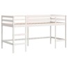 Lit mezzanine d'enfants sans matelas avec échelle 90x190 cm 