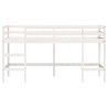 Lit mezzanine d'enfants sans matelas avec échelle 90x190 cm 