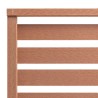 Panneau de clôture WPC 180x180 cm Marron 