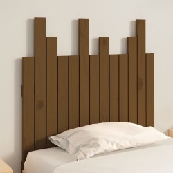 Tête de lit murale Marron miel 82,5x3x80 cm Bois massif de pin 