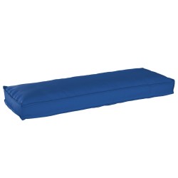 Coussins de palette pour banc 2 pcs bleu royal 120x40x8 cm tissu oxford 