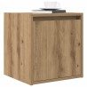 Tables de chevet murales 2 pcs chêne artisanal 38x34x40 cm 