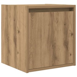 Tables de chevet murales 2 pcs chêne artisanal 38x34x40 cm 
