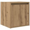 Tables de chevet murales 2 pcs chêne artisanal 38x34x40 cm 