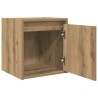 Tables de chevet murales 2 pcs chêne artisanal 38x34x40 cm 