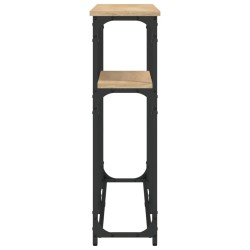 Table console chêne sonoma 145x22,5x75 cm bois d'ingénierie 
