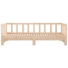 Lit coulissant 2x(80x200) cm Bois de pin massif 
