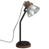 Lampe de bureau 25 W argent vintage 18x18x60 cm E27 
