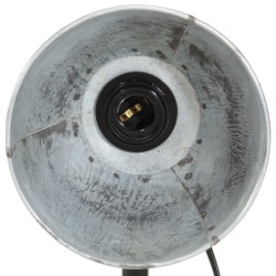 Lampe de bureau 25 W argent vintage 18x18x60 cm E27 