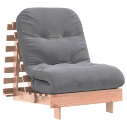 Canapé-lit futon avec matelas 70x206x11 cm bois massif douglas 