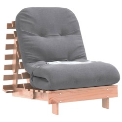 Canapé-lit futon avec matelas 70x206x11 cm bois massif douglas 