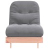 Canapé-lit futon avec matelas 70x206x11 cm bois massif douglas 