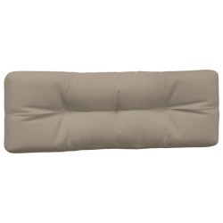 Coussins de palette lot de 5 taupe tissu 