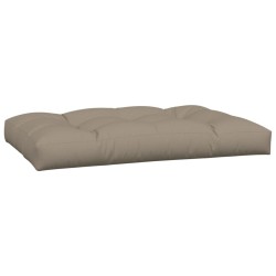 Coussins de palette lot de 5 taupe tissu 