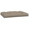 Coussins de palette lot de 5 taupe tissu 