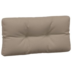 Coussins de palette lot de 5 taupe tissu 