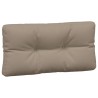 Coussins de palette lot de 5 taupe tissu 