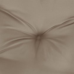 Coussins de palette lot de 5 taupe tissu 