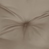 Coussins de palette lot de 5 taupe tissu 