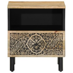 Tables de chevet 2 pcs 40x33x46 cm Bois de manguier solide 