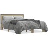 Cadre de lit sans matelas chêne sonoma 120x200 cm 