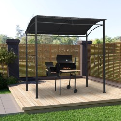 Belvédère de barbecue 215x150x220 cm Anthracite Acier 