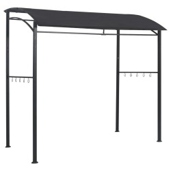 Belvédère de barbecue 215x150x220 cm Anthracite Acier 
