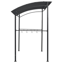 Belvédère de barbecue 215x150x220 cm Anthracite Acier 