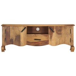 Meuble TV 115x30x42 cm Bois solide 