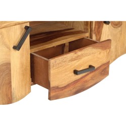 Meuble TV 115x30x42 cm Bois solide 