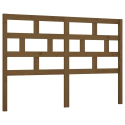 Tête de lit Marron miel 156x4x100 cm Bois massif de pin 