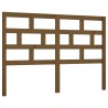 Tête de lit Marron miel 156x4x100 cm Bois massif de pin 