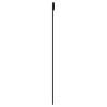 Porte coulissante Verre ESG et aluminium 76x205 cm Noir 