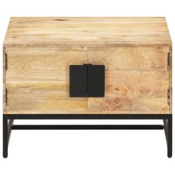 Table basse 67x67x45 cm Bois de manguier massif 