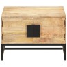 Table basse 67x67x45 cm Bois de manguier massif 