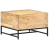 Table basse 67x67x45 cm Bois de manguier massif 