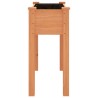 Jardinière avec doublure marron 71x37x76cm bois massif de sapin 